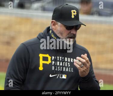 Pittsburgh Pirates' Carlos Santana plays during a baseball game, Wednesday,  May 17, 2023, in Detroit. (AP Photo/Carlos Osorio Stock Photo - Alamy