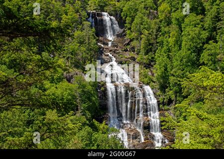 Upper Whitewater Falls Stock Photo