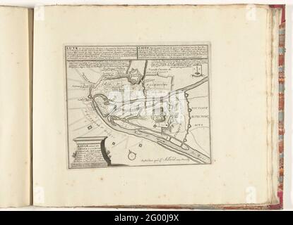 Map of Liège, ca. 1701-1713, Luyk, the Capital of the Diocese of that ...