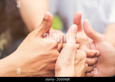 Concept partnership. Group of Photographers  Partners Team with hands together trusted each friends. Hands stacked Holding of business partners.Trust Stock Photo