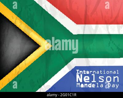 Nelson Mandela Day Stock Vector