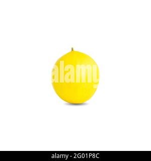 Yellow melon or cantaloupe isolated on white background Stock Photo