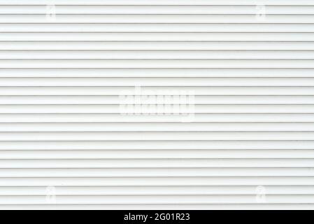White horizontal plastic sheet texture wallpaper. Stock Photo