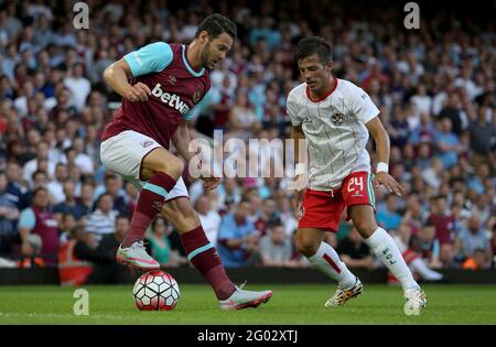 File photo dated 02-07-2015 of West Ham United's Matt Jarvis in action against FC Lusitan. Issue date: Monday May 31, 2021. Stock Photo