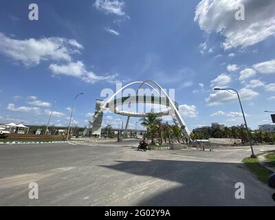 Biswa Bangla gate or Kolkata Gate at New Town on the main arterial road ...