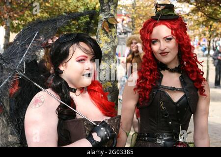 Steam Punk Cosplay Comic Con Stock Photo