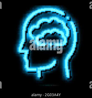 Mainly Cloudy Clouds In Man Silhouette Mind Vector Stock Vector
