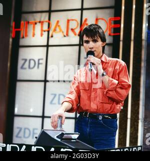 ZDF-Hitparade, Musiksendung, Deutschland 1969 - 2000, Sendung vom 7. September 1988, Moderator: Viktor Worms Stock Photo
