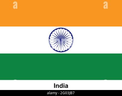 Indian tricolor flag vector design Stock Vector