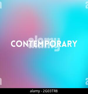 Square blurred background - modern colors, vector illustration Stock Vector
