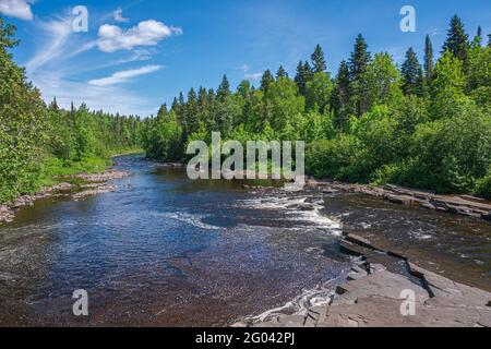 Trowbridge Falls Conservation Area Thunder Bay Ontario Canada Stock ...