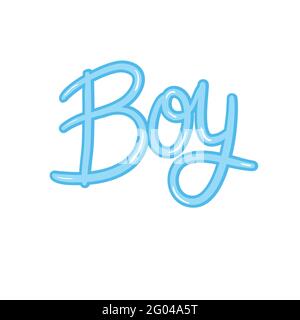 Illustration of Cool Boy text for boys clothes. Slogan kids print for t shirt or other uses t shirt graphics textile graphic Stock Vector