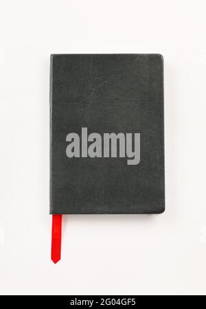 Book with bookmark on white background Stock Photo