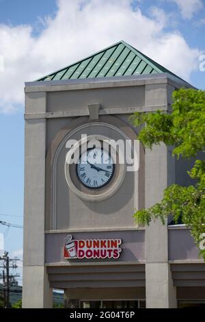 A Dunkin' Donuts in a shopping mall in New Jersey Stock Photo