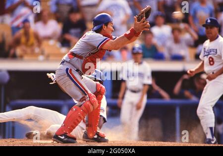 Montreal Expos catcher Gary Carter -- Please credit photographer Kirk Schlea Stock Photo