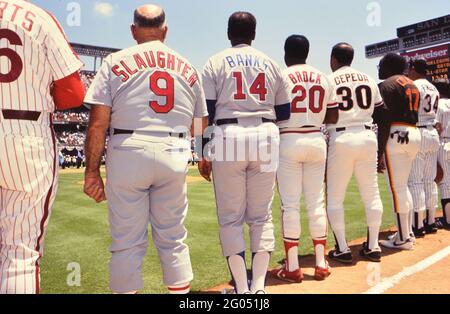 1992 Major League Baseball All-Star game activiies - Heroes of Baseball   -- Please credit photographer Kirk Schlea Stock Photo