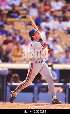 Montreal Expos catcher Gary Carter -- Please credit photographer Kirk Schlea Stock Photo