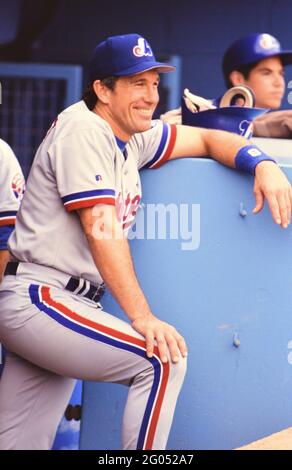 Montreal Expos catcher Gary Carter -- Please credit photographer Kirk Schlea Stock Photo