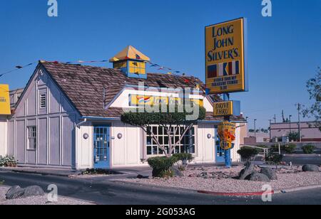 2000s America -   Long John Silver's Restaurant, Yuma, Arizona 2003 Stock Photo