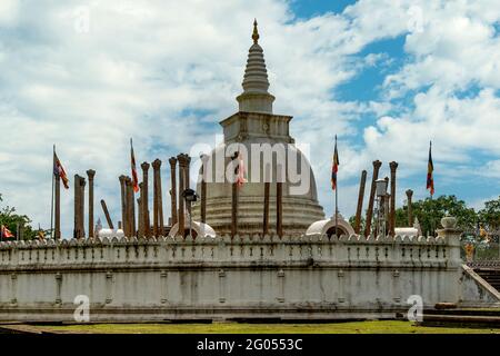 Thuparamaya Stupa, Sacred City of Anuradhapura, Sri Lanka Stock Photo