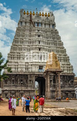 Varadhajara Perumal Temple, Kanchipuram, Tamil Nadu, India Stock Photo