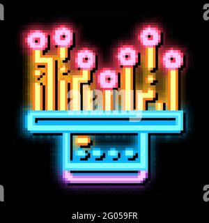 Credit Card Concept neon glow icon illustration Stock Vector