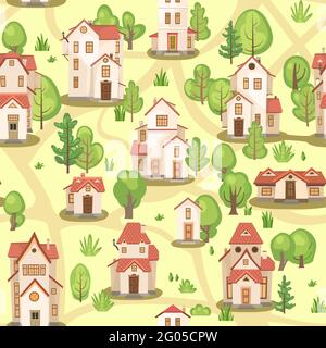 map of a house clipart with trees