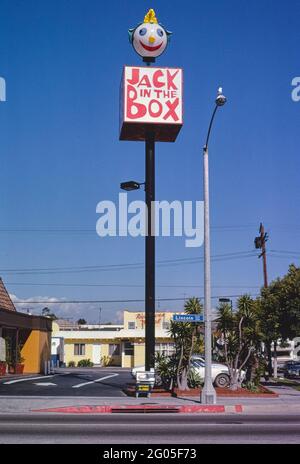 1970s jack in the box restaurant hi-res stock photography