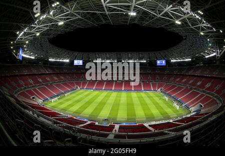 File photo dated 16-03-2021 of a general view of Puskas Arena, Budapest. Picture date: Tuesday March 16, 2021. Issue date: Tuesday June 1, 2021. Stock Photo