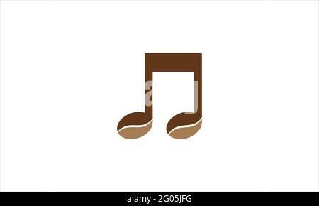 Audio Music note icon Logo design vector template illustration Stock Vector
