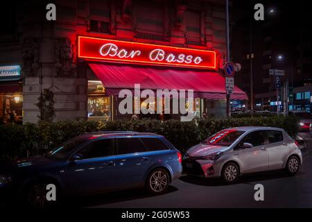 Bar Basso, Via Plinio 39, is one of the most historic cocktail bars in ...