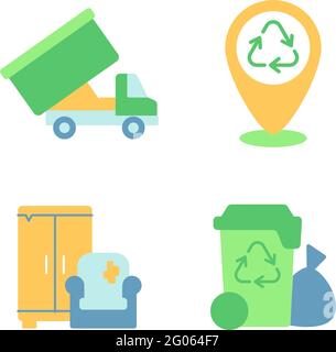 RECYCLE icon as concept of reducing environmental pollution Stock ...