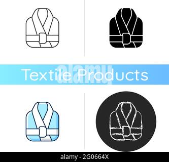 Bath robe icon Stock Vector