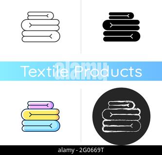 Towel stack icon Stock Vector