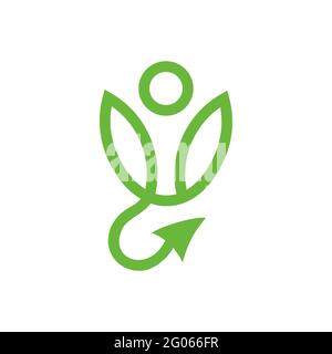 marijuana devil green Stock Vector
