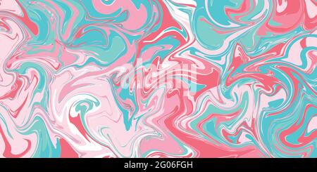 Abstract background, pink blue white color. Abstract pattern for design, liquid background with stains of paint for design. Vector illustration Stock Vector