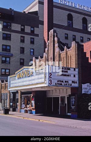 1990s America -  Warner Theater, Morgantown, West Virginia 1995 Stock Photo