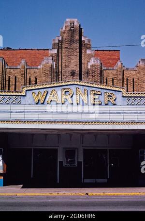 1990s America -  Warner Theater, Morgantown, West Virginia 1995 Stock Photo