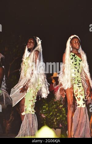 1990s Trinidad and Tobago - Tobago Heritage Festival, River Spirits ca. 1996 Stock Photo