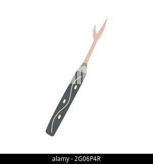 Stitches Ripper Drawing Seam Ripper Icon, Sewing Tool Used For Cutting And Removing Stitches ...