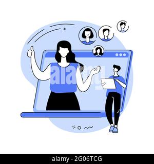 Customer persona abstract concept vector illustration. Stock Vector