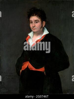 Goya. Portrait of Don Ramón Satué by Francisco José de Goya y Lucientes (1746-1828), oil on canvas, 1823