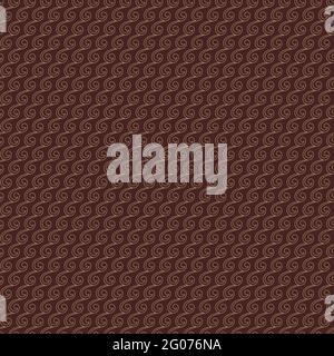 Seamless vector ornament. Modern background. Geometric modern brown and golden pattern Stock Vector