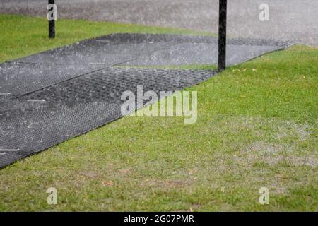 Storms at the Shrewsbury Flower Show Stock Photo