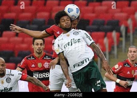 Luiz Otavio of Bahia Celebrates his goal (1-1) during the Brazilian  National league (Campeonato Brasileiro) football match between Palmeiras v  Bahia at Allianz Parque formerly known as Palestra Italia in Sao Paulo