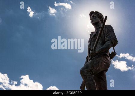 Minuteman Statue Lexington Battle Green Lexington, Massachusetts, USA
