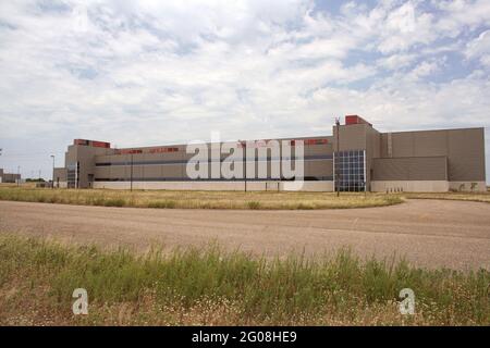 Abandoned Superconducting Super Collider Complex in Waxahachie Texas Stock Photo