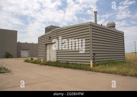 Abandoned Superconducting Super Collider Complex in Waxahachie Texas Stock Photo