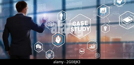In the social and life sciences a case study concept. Stock Photo