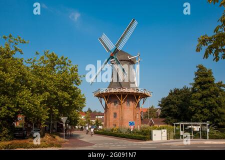 Meyers Mill in the city of Papenburg Stock Photo